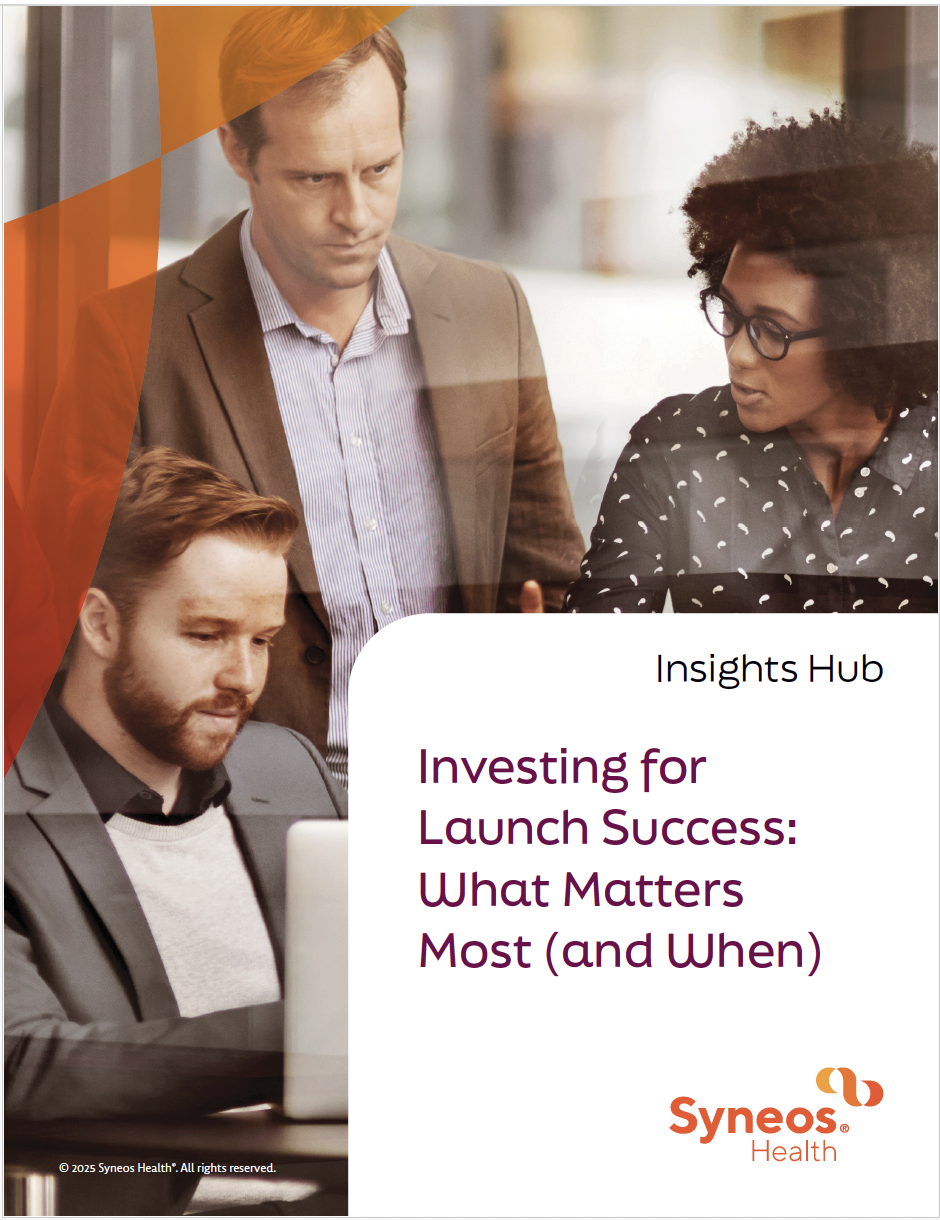 A launch team looks over the latest information about their upcoming commercial launch.